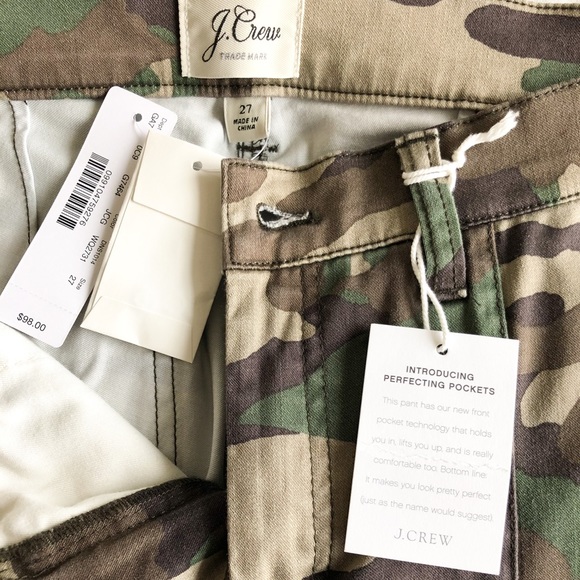 J.Crew | Cargo Toothpick Pant in Camo Print 27 - Picture 3 of 8